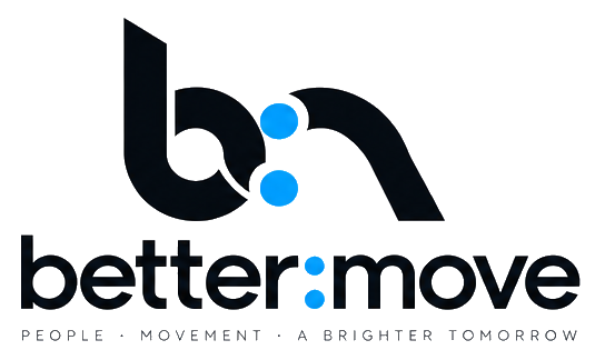 better:move PEOPLE · MOVEMENT · A BRIGHTER TOMORROW
