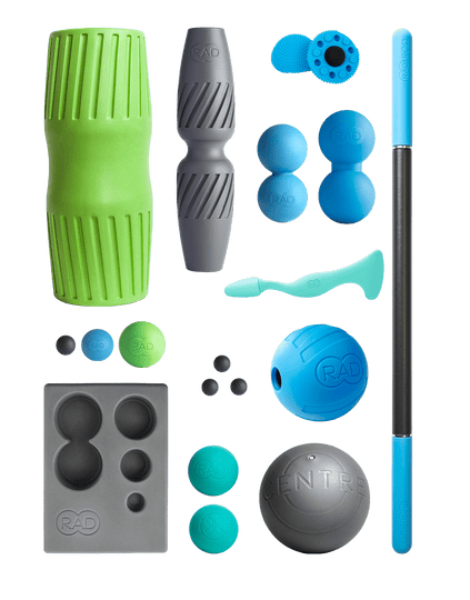 RAD HELIX、RAD ROLLER、RAD ROUNDSなどの製品ラインナップ